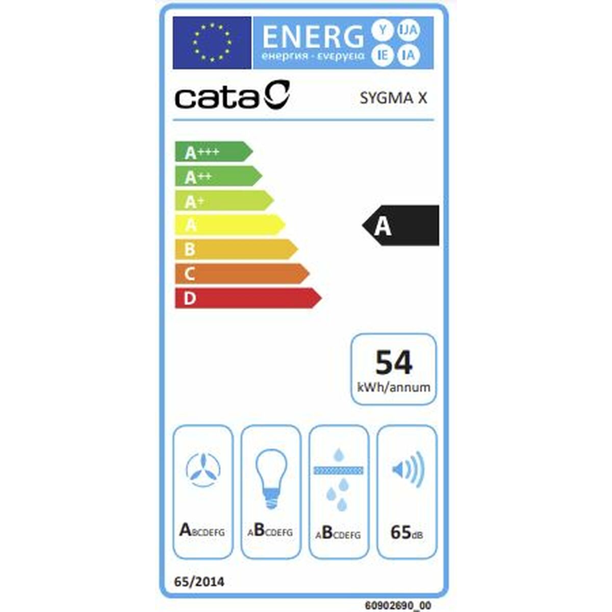 Konventionell fläkt Cata SYGMA 9010 Stål - 2