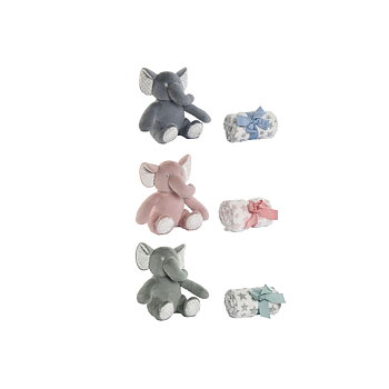 Baby-kit Home ESPRIT Blå Grön Rosa Polyester (3 antal)