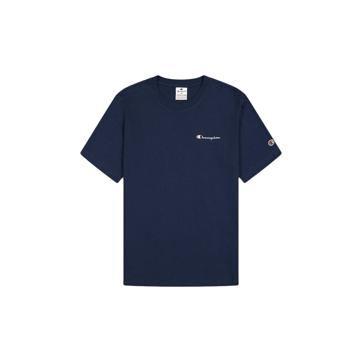 T-shirt med kortärm Herr Champion CHAMPION SS TEE 220264 NNY Marinblå