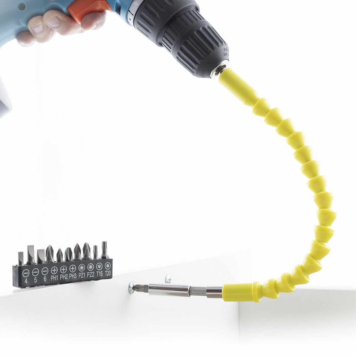 Flexibel Magnetisk Förlängning för Skruvmejsel med Tillbehör Drillex InnovaGoods V0103407 (Renoverade A)