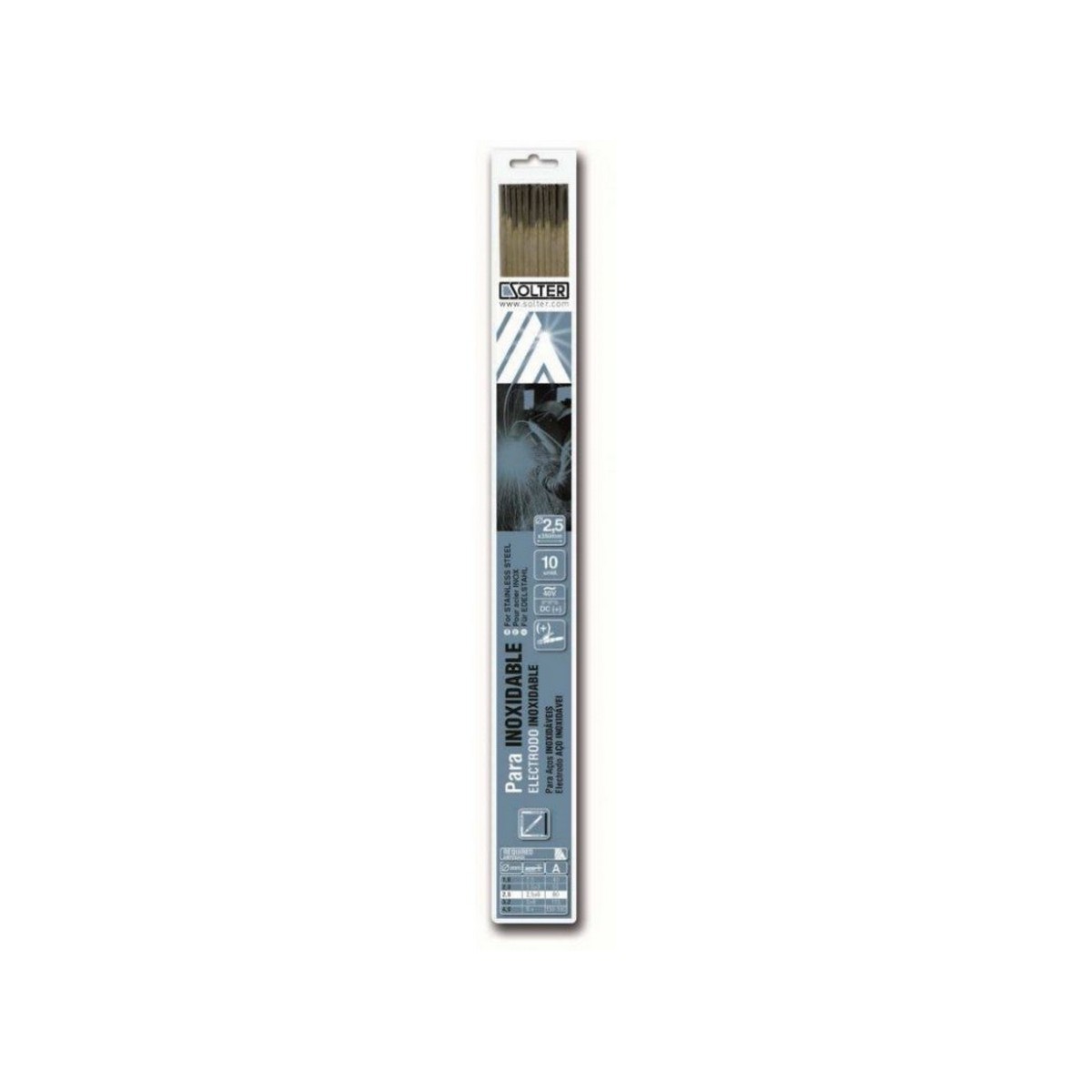 Elektroder Solter E316L Ø 2 mm Rostfritt stål (10 antal) - 2
