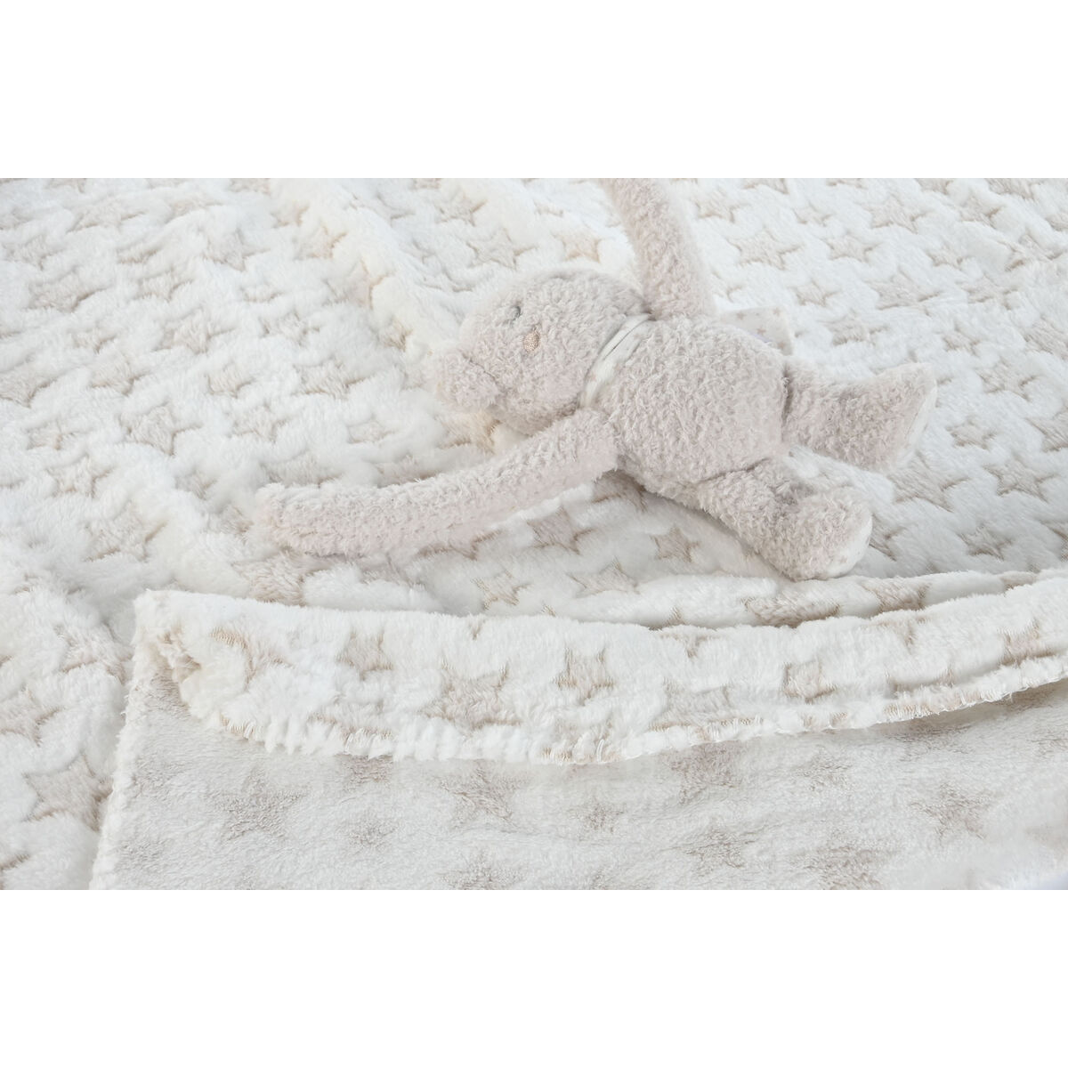 Baby-kit Home ESPRIT Blå Beige Rosa Polyester (3 antal) - 3