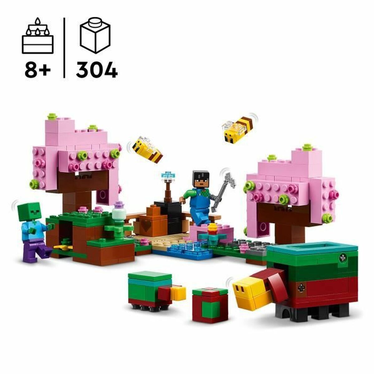 Byggsats Lego Minecraft 21260 Cherry Garden Multicolour 304 Delar - 2