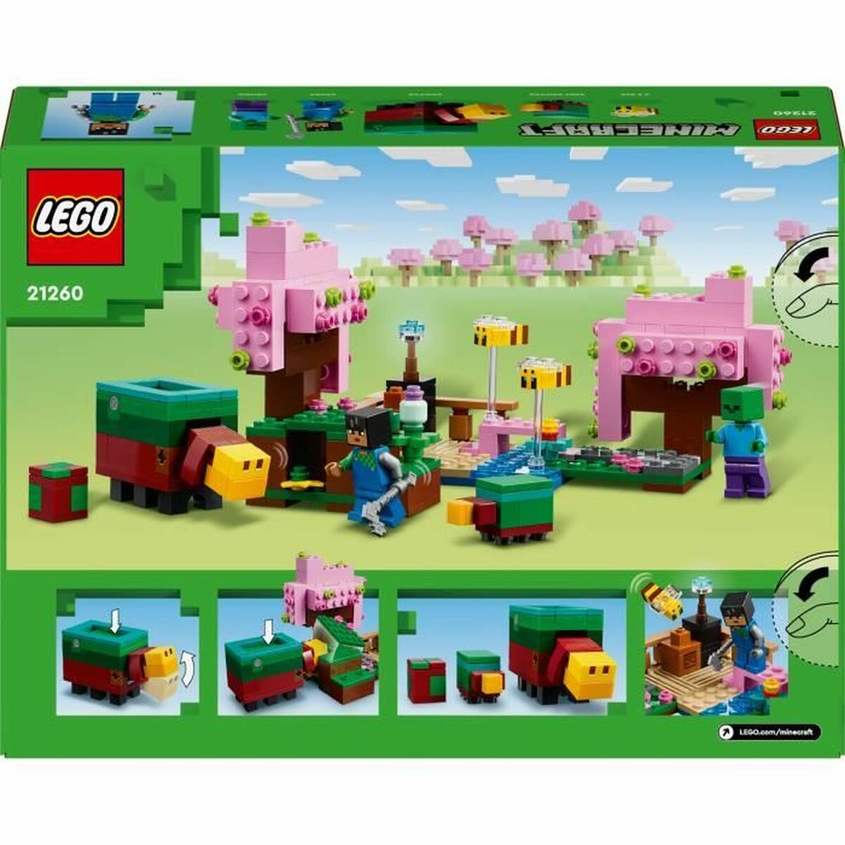 Byggsats Lego Minecraft 21260 Cherry Garden Multicolour 304 Delar - 19