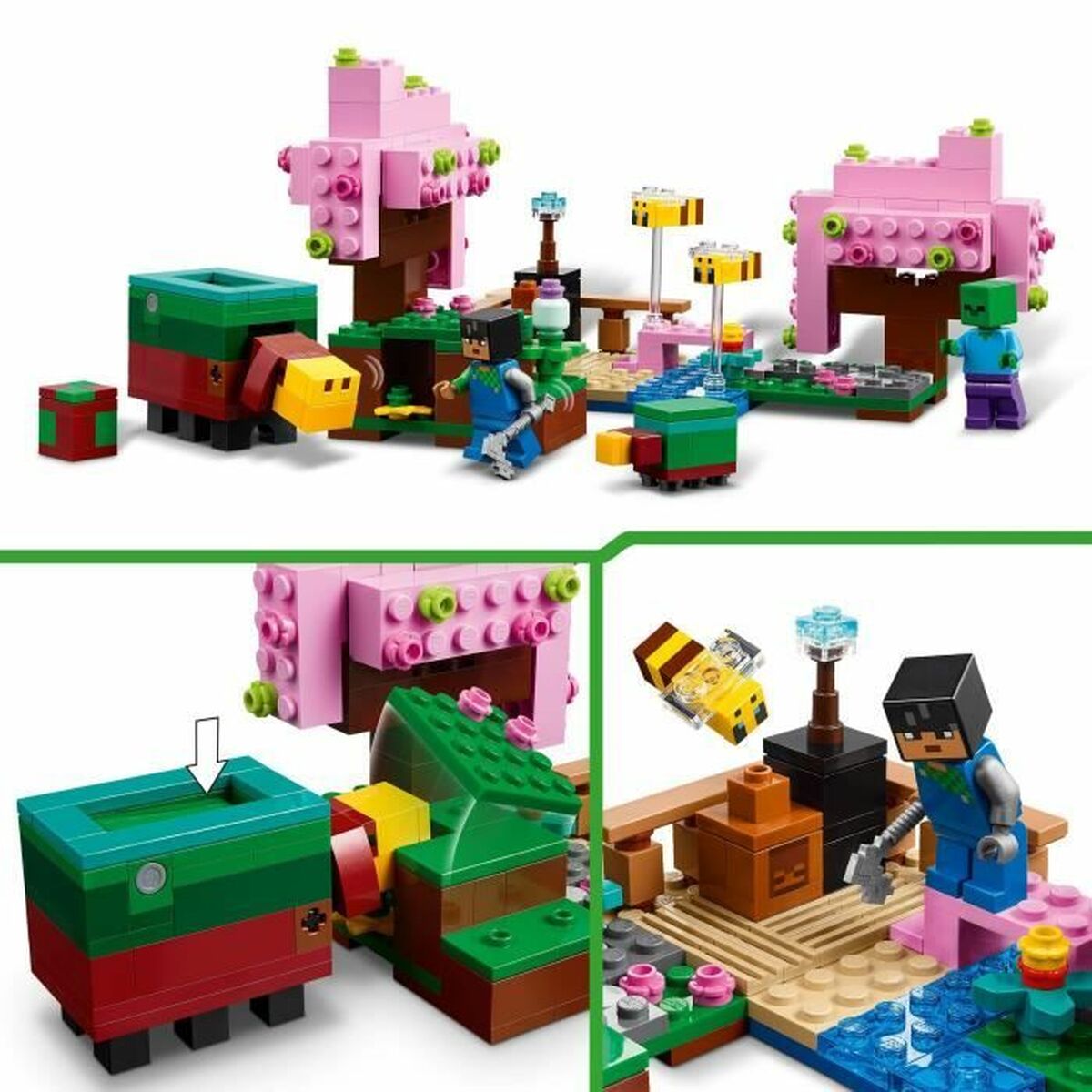 Byggsats Lego Minecraft 21260 Cherry Garden Multicolour 304 Delar - 10