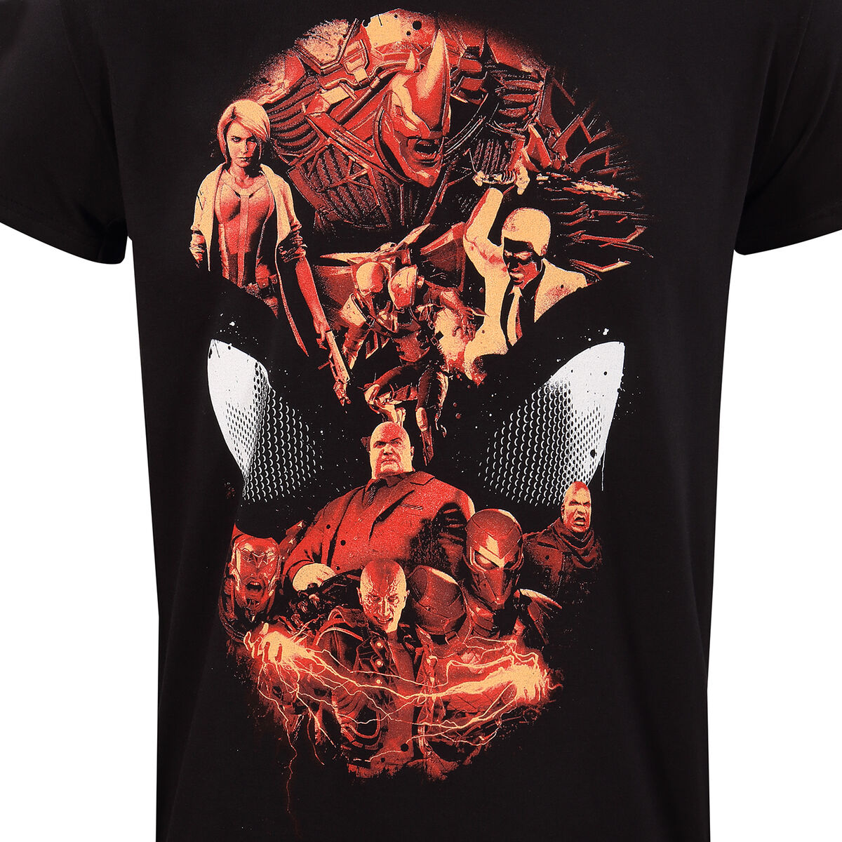 T-shirt med kortärm Spider-Man Character Roster Svart Unisex - 2