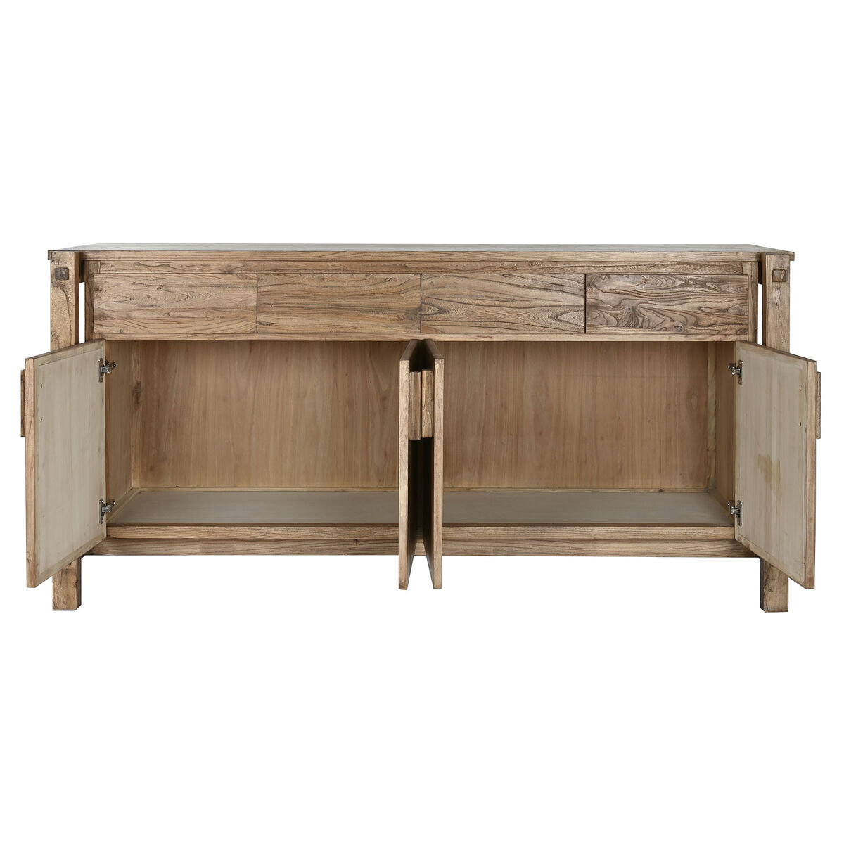 Skänk Home ESPRIT Naturell Återvunnet Trä Almträ 183 X 57 X 90 cm - 2