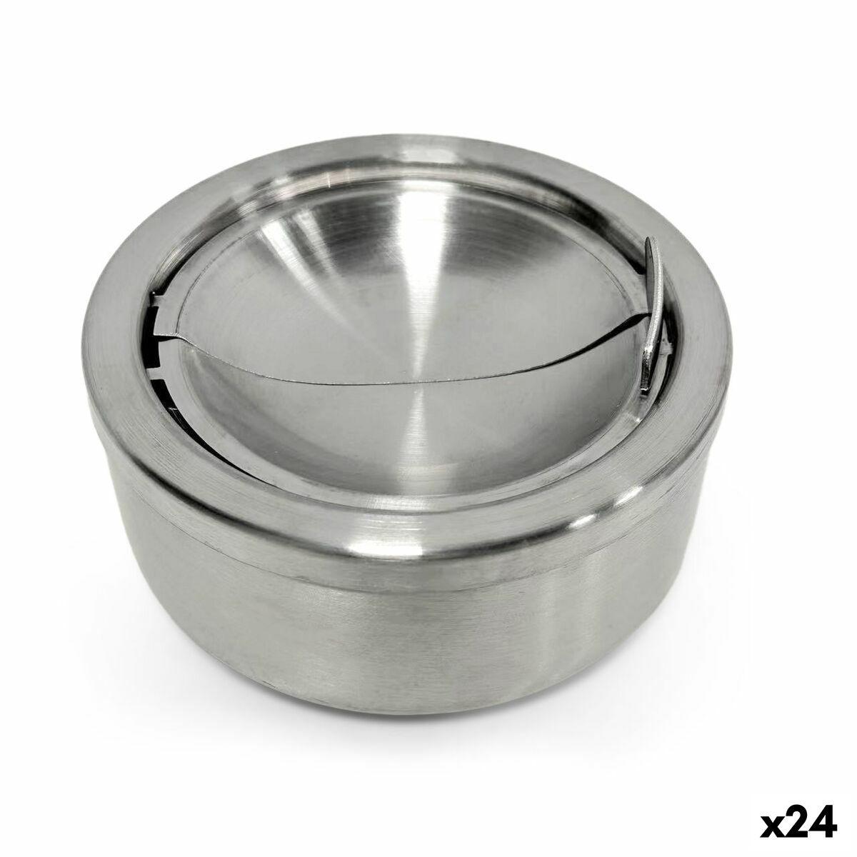 Askfat Confortime Stål 12 x 5 cm (24 antal)