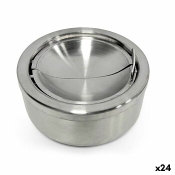 Askfat Confortime Stål 12 x 5 cm (24 antal)