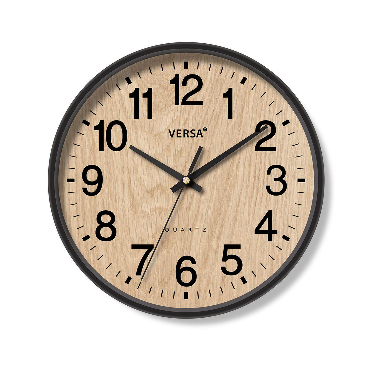 Väggklocka Versa Plast 4,3 x 30 x 30 cm