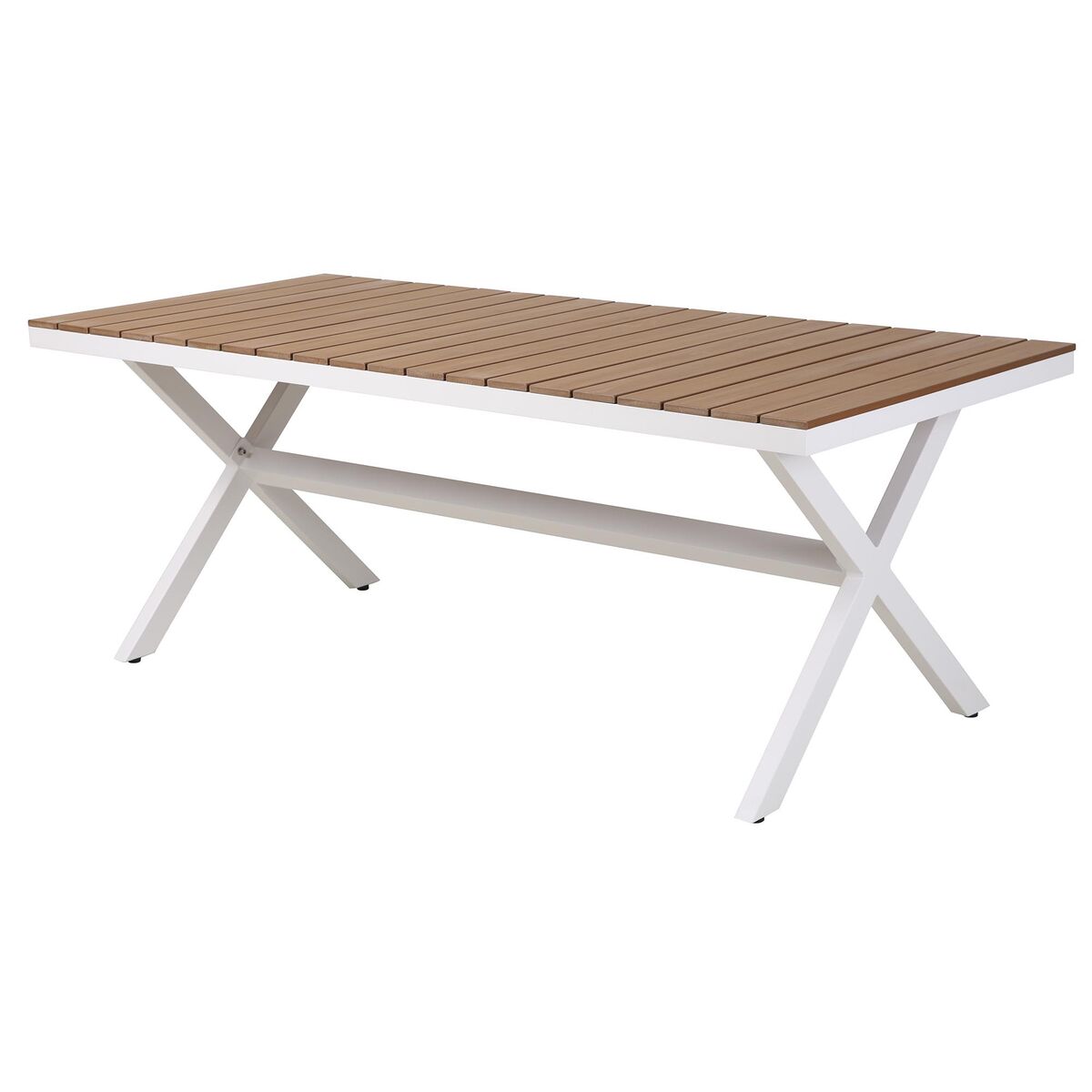Matsalsbord DKD Home Decor Extern Harts Aluminium 200 x 90 x 75 cm - 6