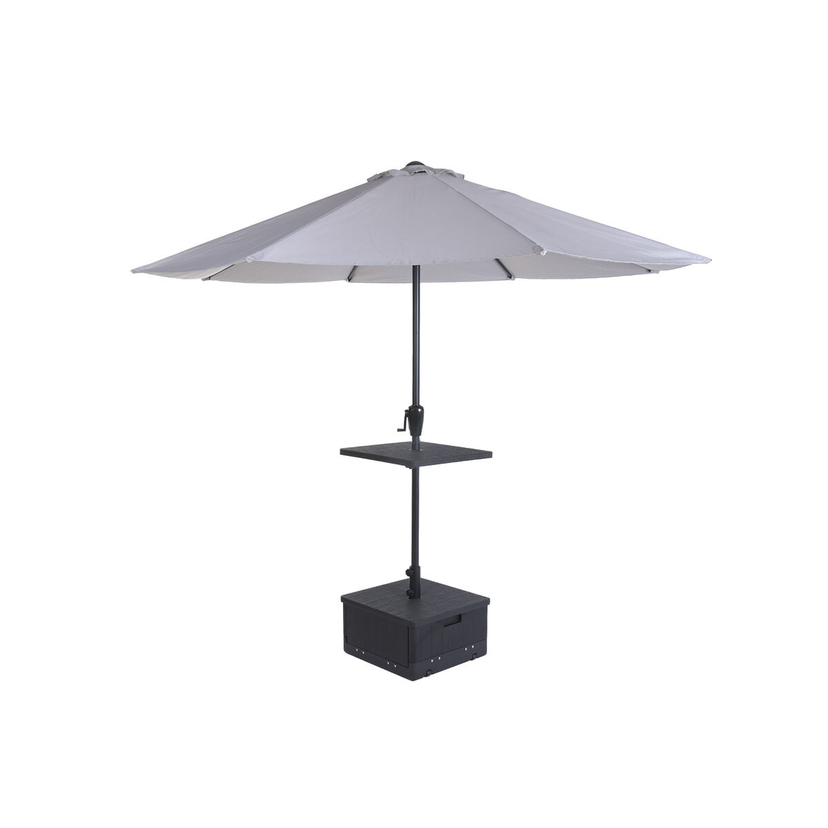 Parasollfot Home ESPRIT Svart 53 X 53 X 30 CM