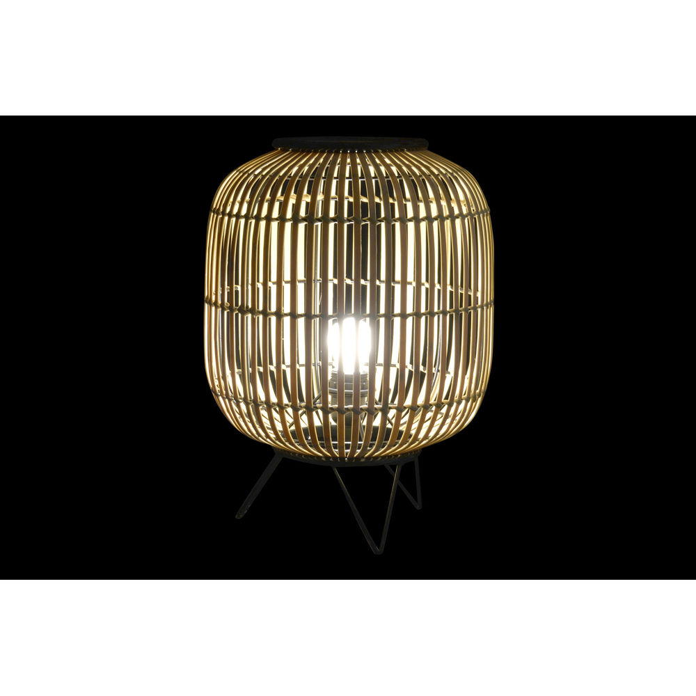 Bordslampa DKD Home Decor Svart Metall Brun Bambu (30 x 30 x 40.5 cm) - 4