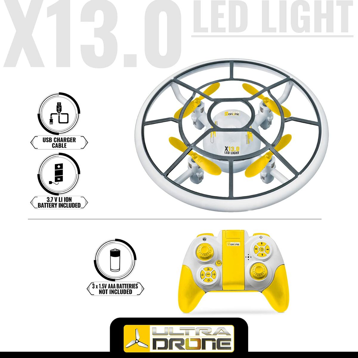 Fjärrstyrd drönare Mondo Ultradrone X13 LED Ljus - 2