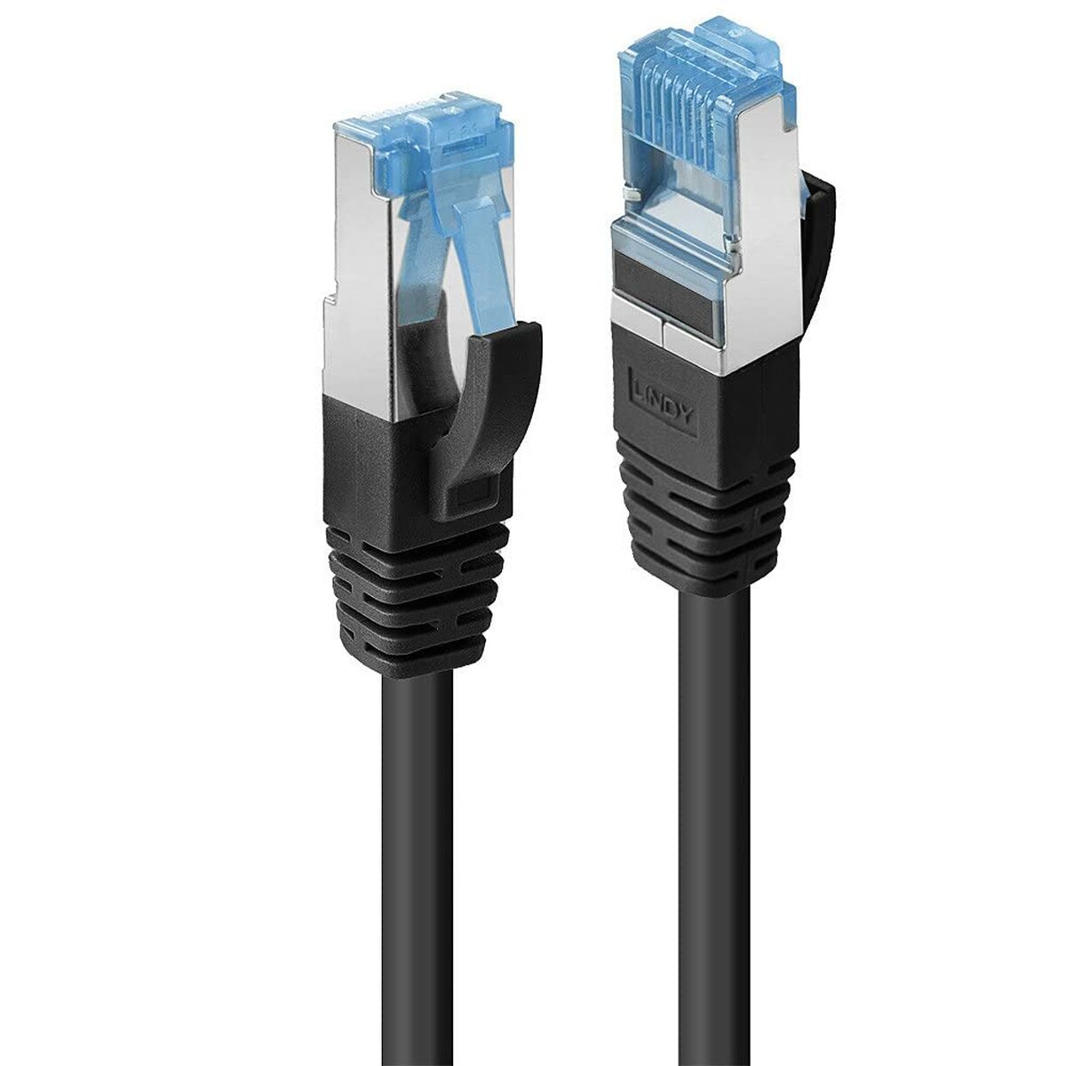 Nätkabel UTP Styv Kategori 6 LINDY 47417 Svart 7,5 m 1 antal - 2