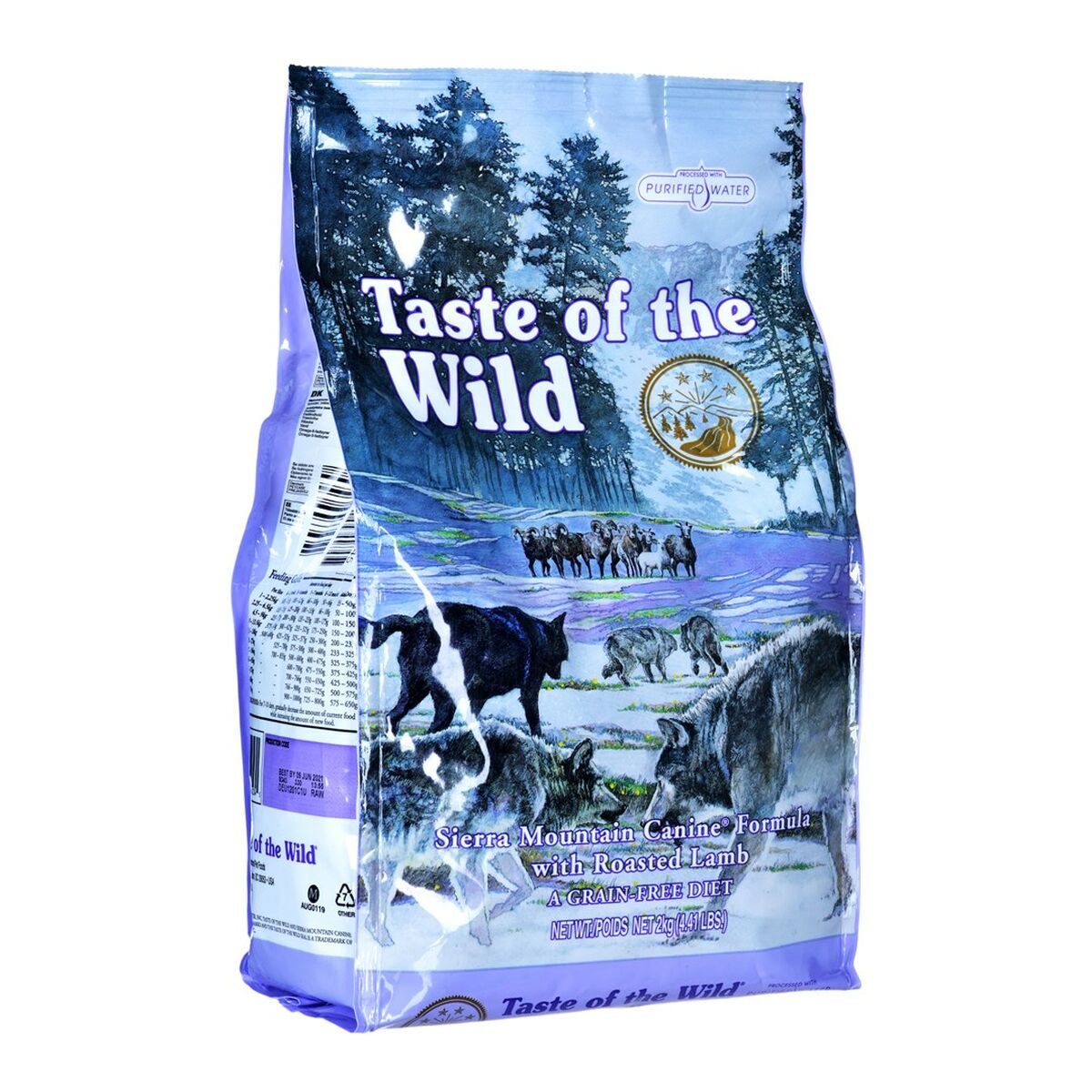 Foder Taste Of The Wild Mountain Kalvkött Lamm 2 Kg