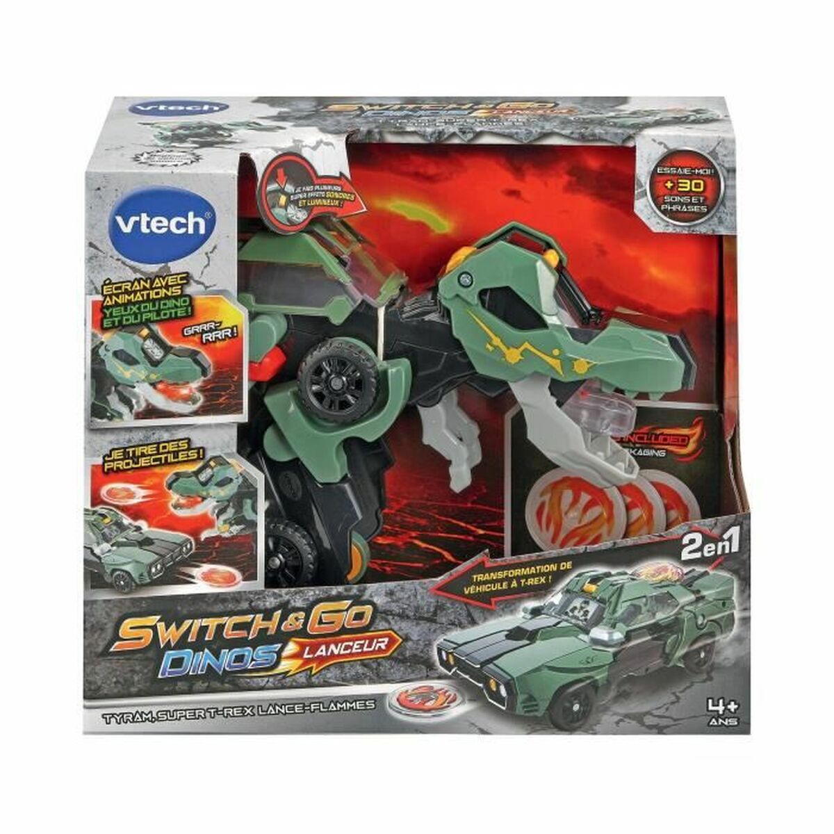 Fordonsspel Vtech Swich and Go Dinosaurie - 2