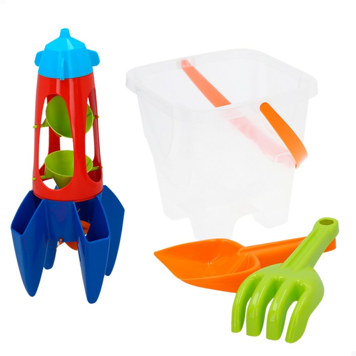 Strandleksaker set Colorbaby polypropen (16 antal) - 9