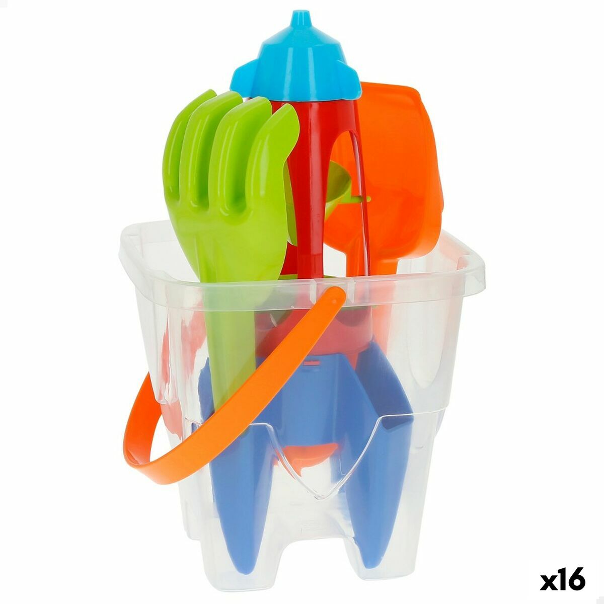Strandleksaker set Colorbaby polypropen (16 antal) - 7