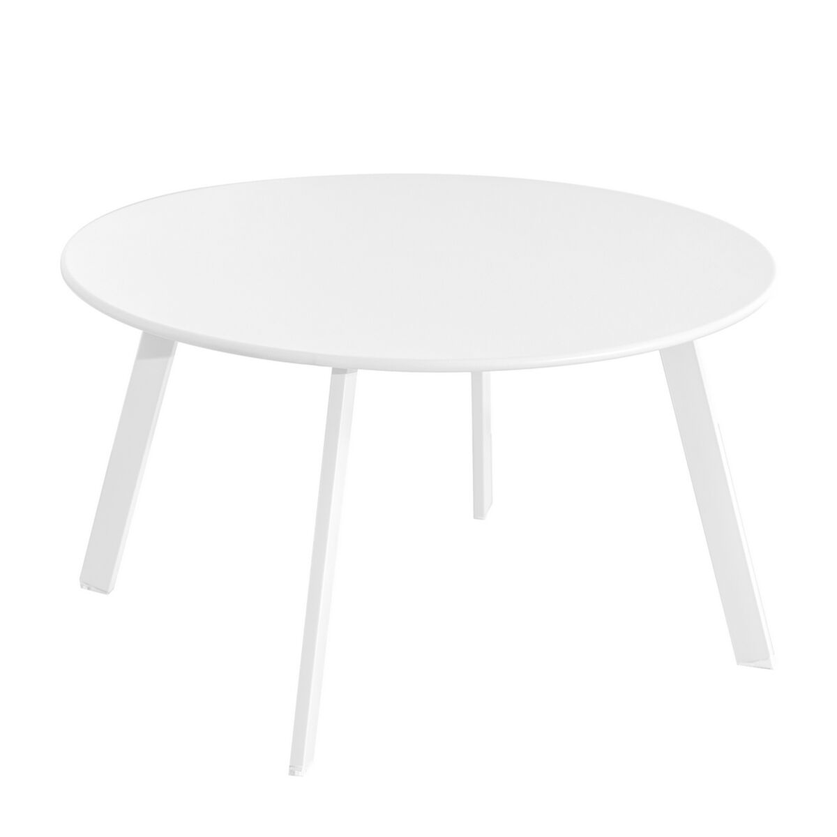 Sidobord Marzia Stål Vit 70 x 70 x 40 cm