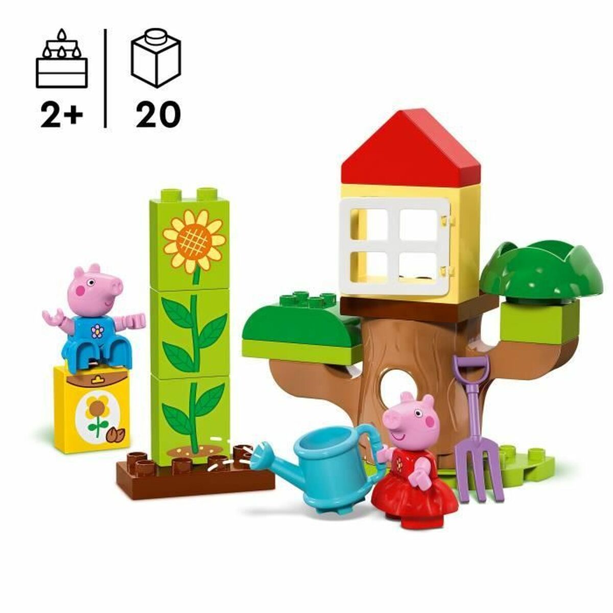 Byggsats Lego Peppa Pig's Garden and Treehouse Multicolour - 2
