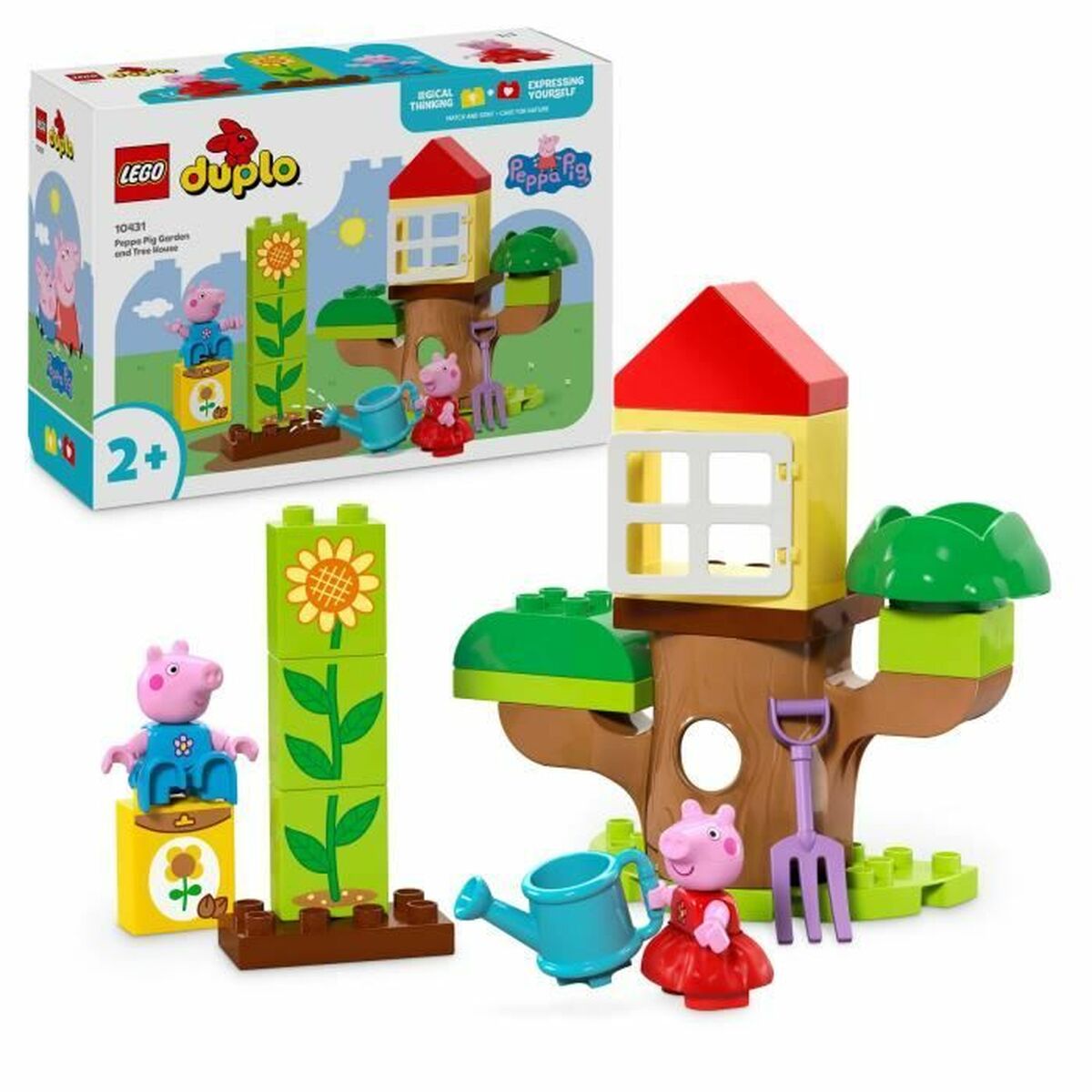 Byggsats Lego Peppa Pig's Garden and Treehouse Multicolour