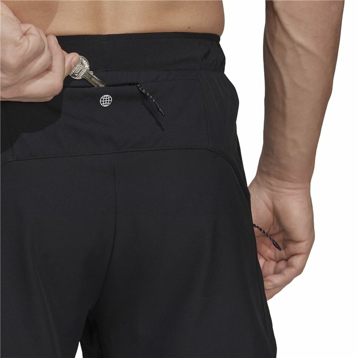 Sportshorts för män Adidas Trailrt Hombre Svart - 4