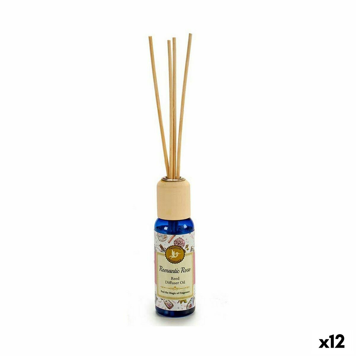 Parfympinnar Acorde Romantic Rose 50 ml (12 antal) - 3