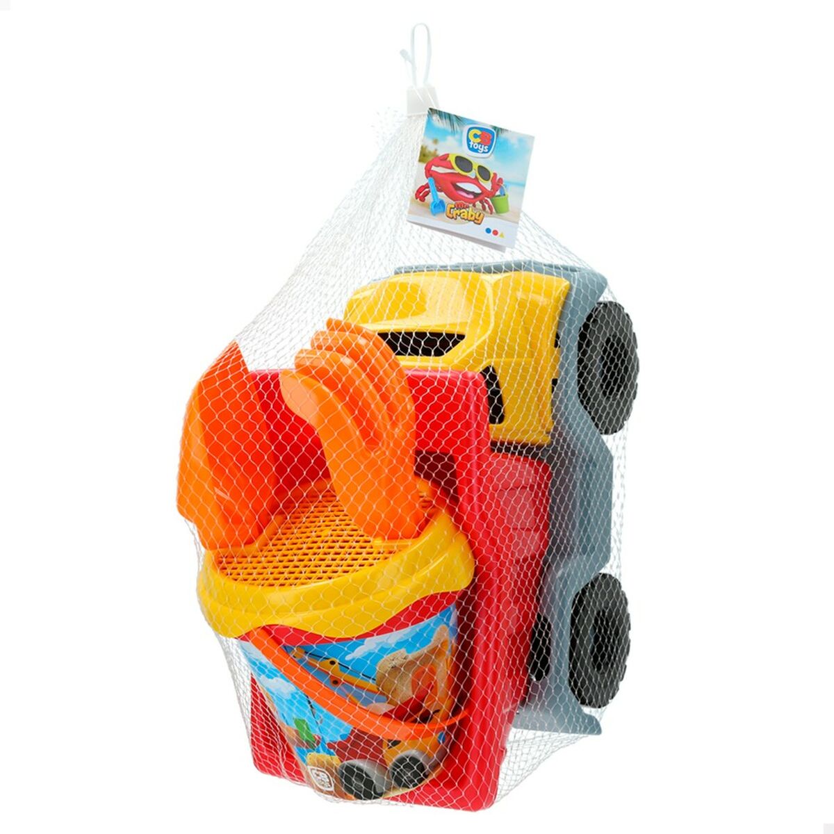 Strandleksaker set Colorbaby MR CRABY CONSTRUCTION polypropen (12 antal) - 10