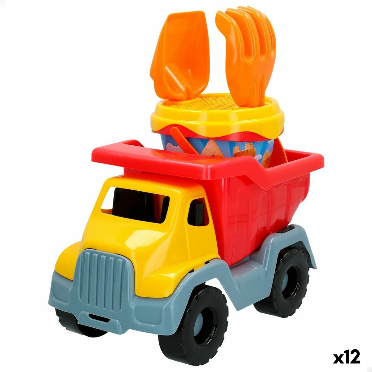 Strandleksaker set Colorbaby MR CRABY CONSTRUCTION polypropen (12 antal) - 3