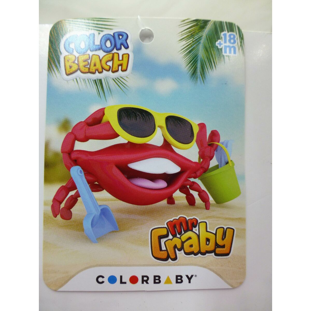 Strandleksaker set Colorbaby MR CRABY CONSTRUCTION polypropen (12 antal) - 12