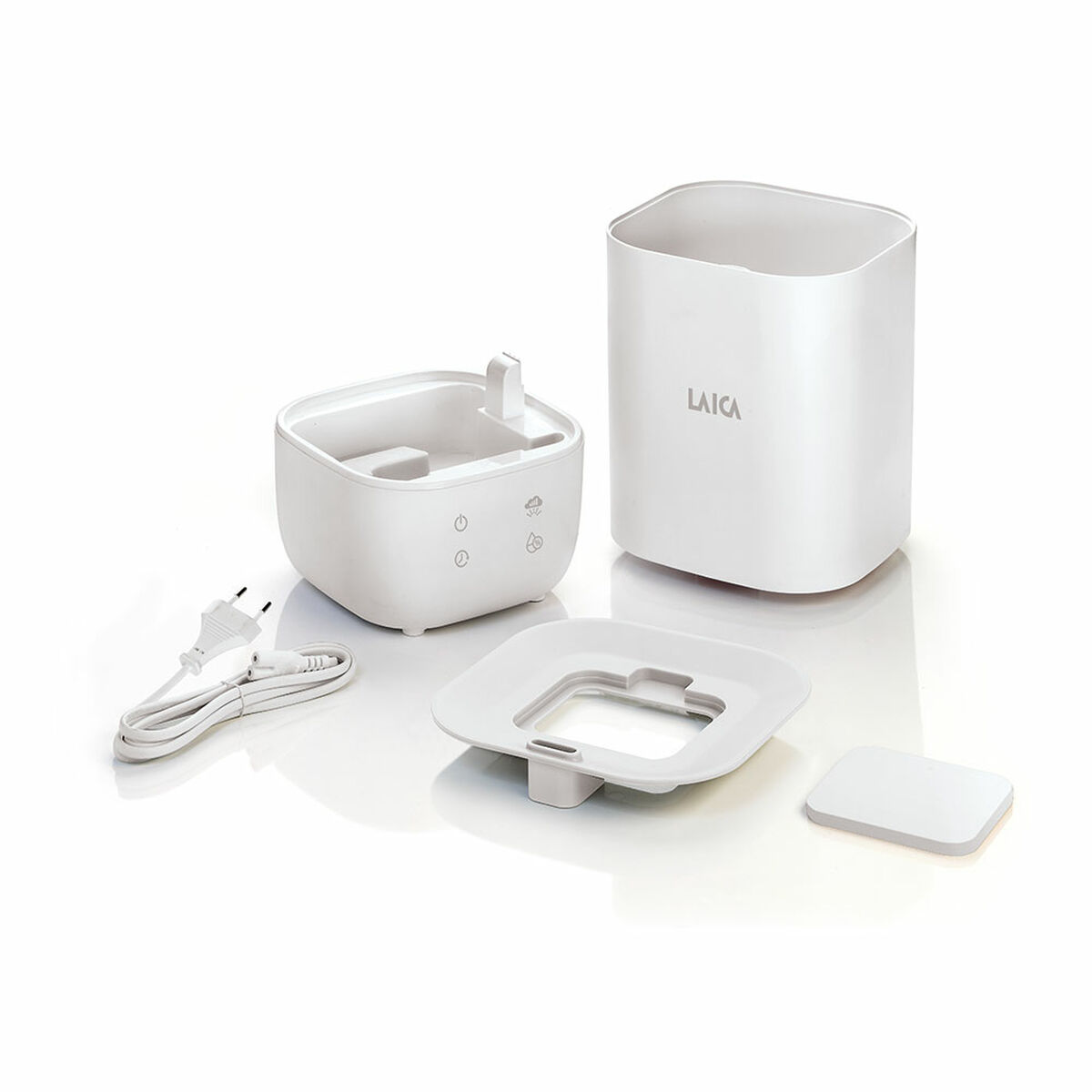 Ultrasonisk luftfuktare och aromdiffusor med LED LAICA 25 W 3,3 L Vit - 2