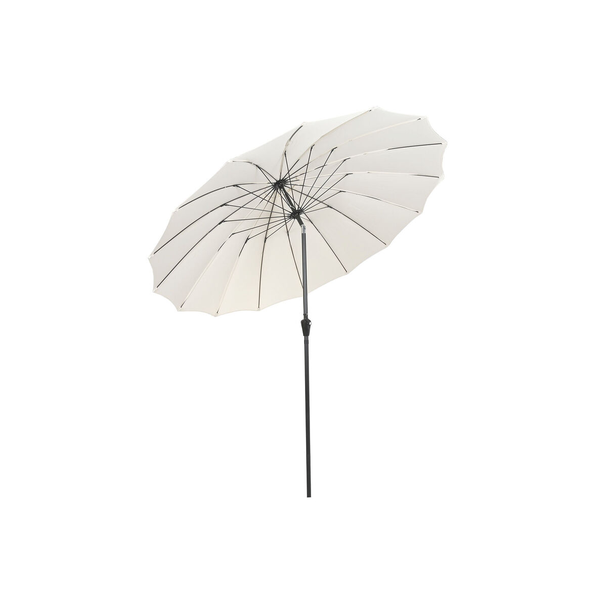 Paraply Home ESPRIT Elfenben 280 X 280 X 250 CM