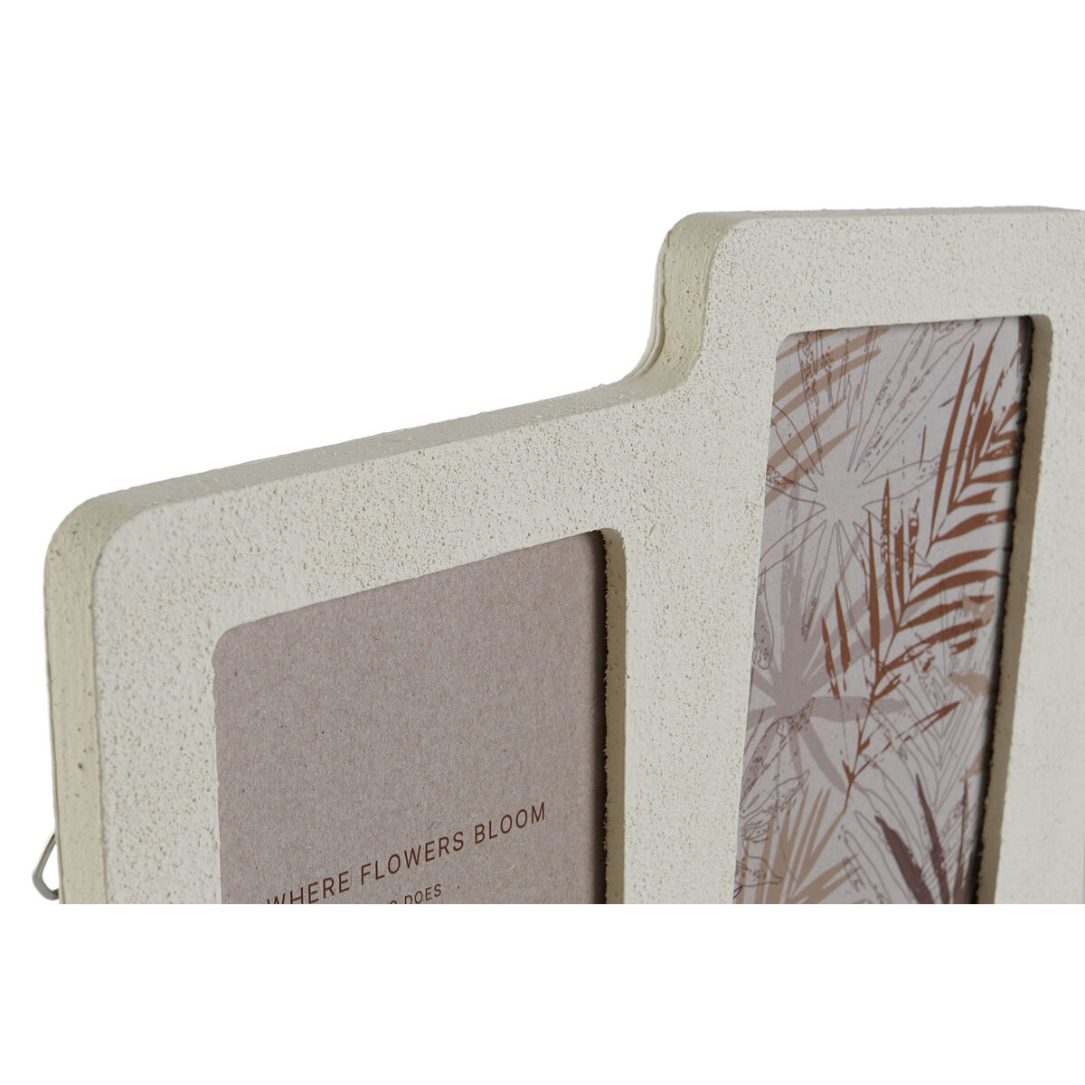 Fotoram Home ESPRIT Beige Glas Trä MDF Skandinavisk 50 X 2 X 22 cm - 2