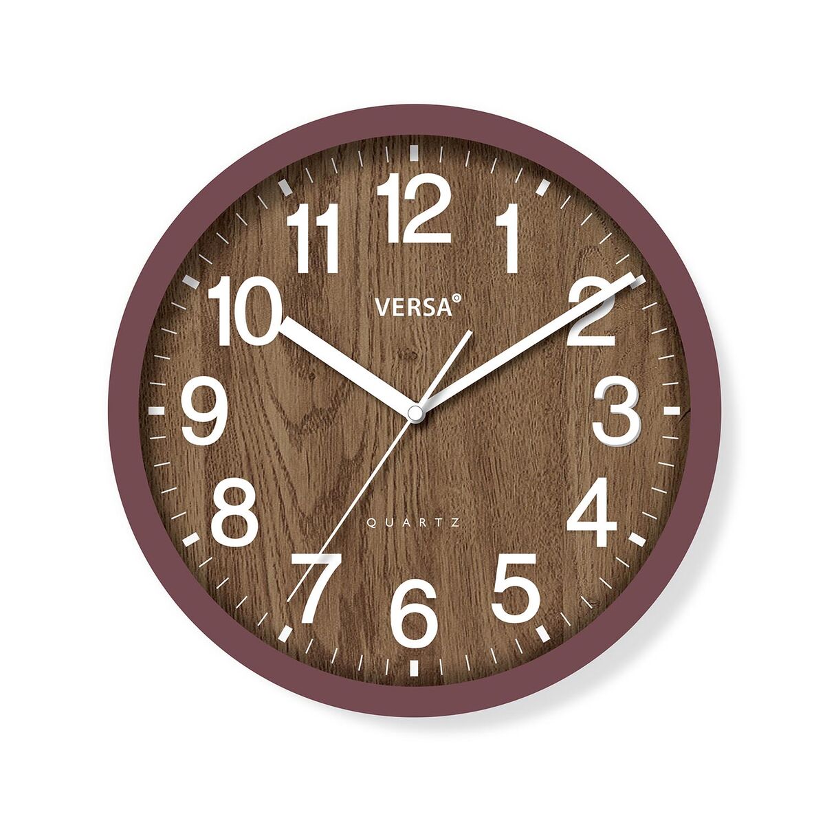 Väggklocka Versa Plast 4,8 x 31 x 31 cm