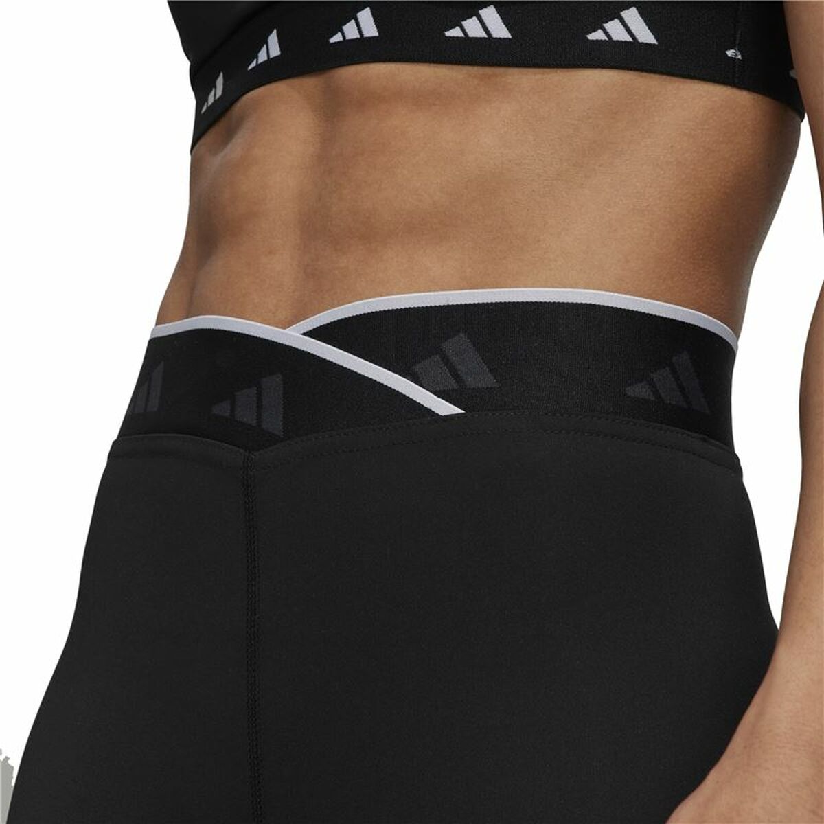 Sport-leggings, Dam Adidas Tf Vsh 7/8 T Svart - 6