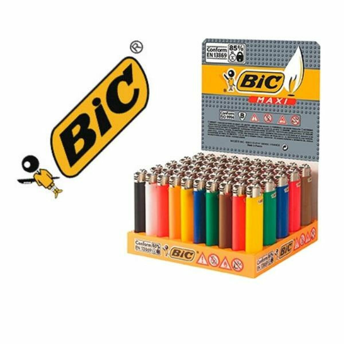 Ljusare Bic Multicolour 50 Delar 50 antal