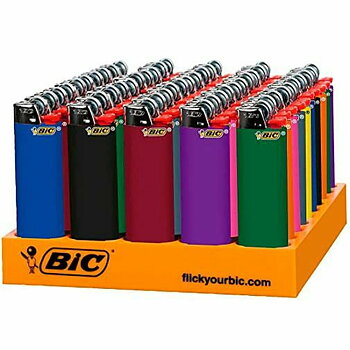 Ljusare Bic Multicolour 50 Delar 50 antal