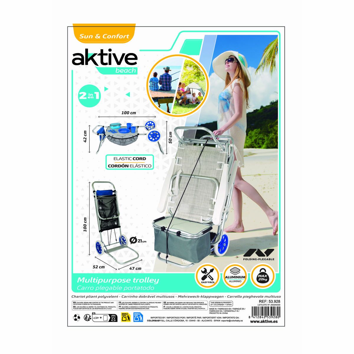 Flerfunktionsvagn Aktive Blå - 11