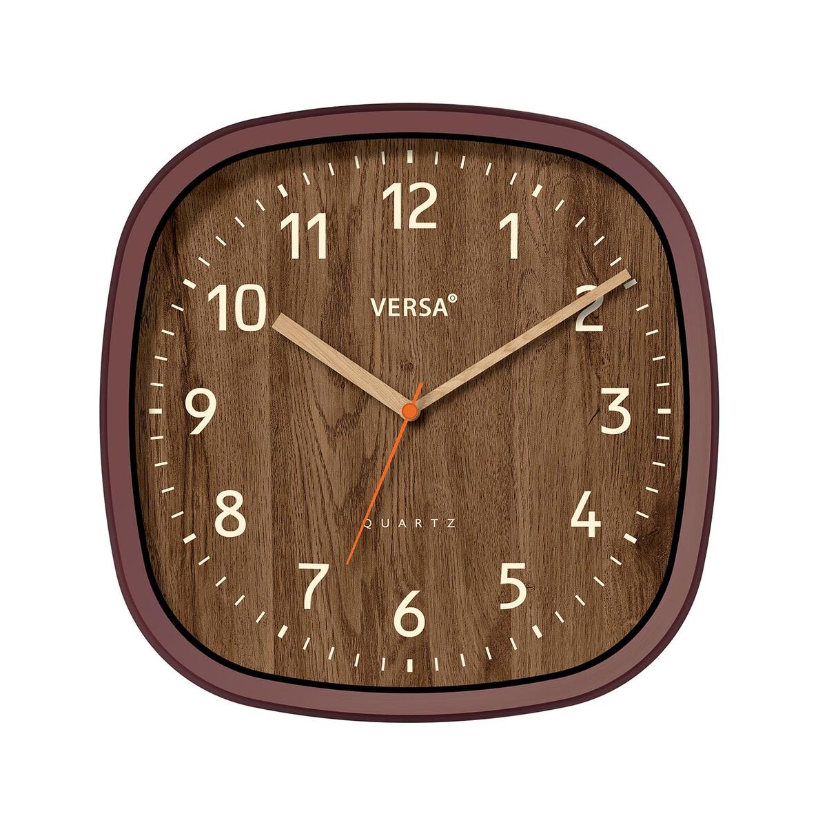 Väggklocka Versa Plast 4,8 x 31 x 31 cm