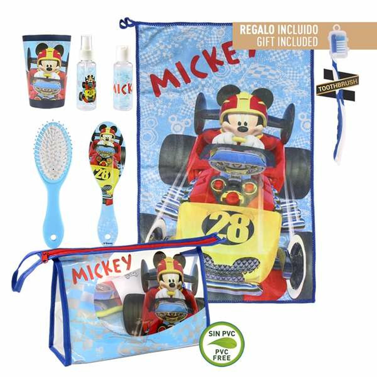 Necessär med accessoarer Mickey Mouse