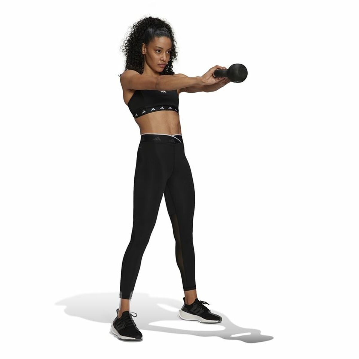 Sport-leggings, Dam Adidas Tf Vsh 7/8 T Svart - 5
