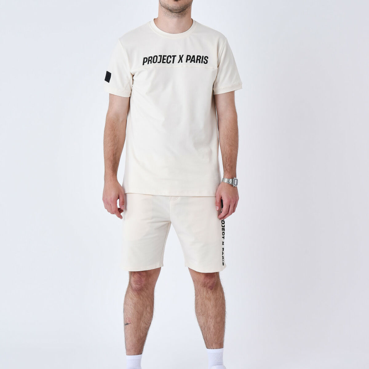 T-shirt med kortärm Herr Project X Paris PROJECT T- SHIRT 2510175 CC Beige - 2