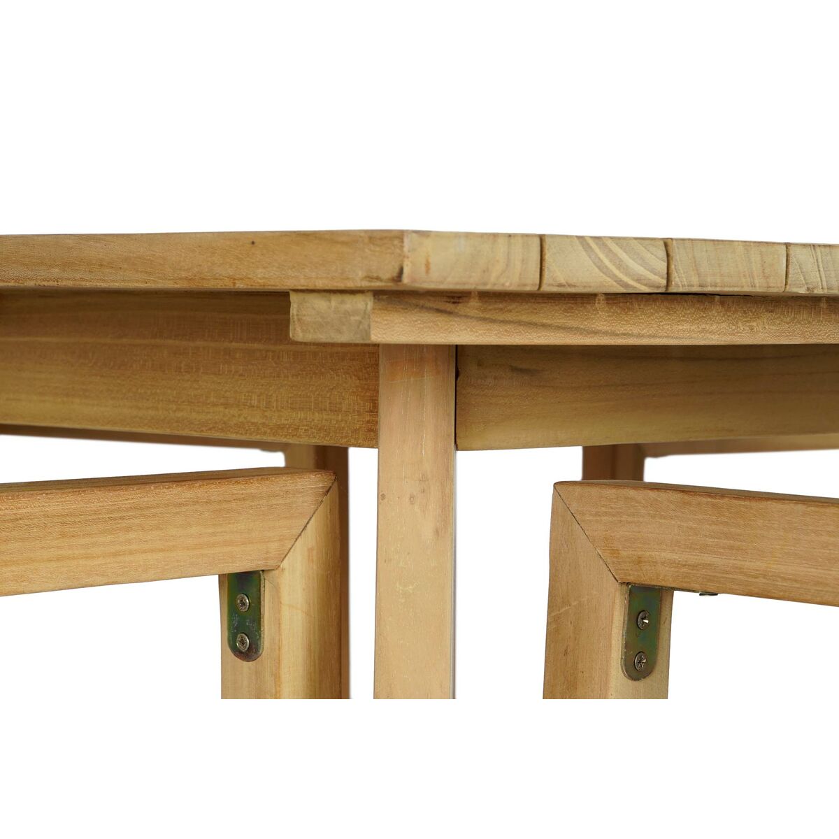 Bordsgrupp med 4 stolar DKD Home Decor 90 x 90 x 75 cm - 3