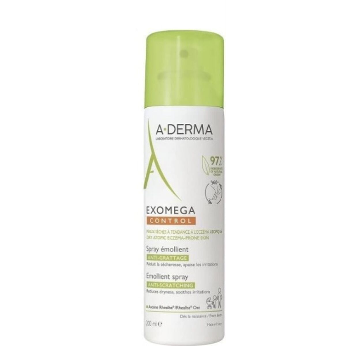 Föryngrande spray A-Derma Exomega Control 200 ml - 2
