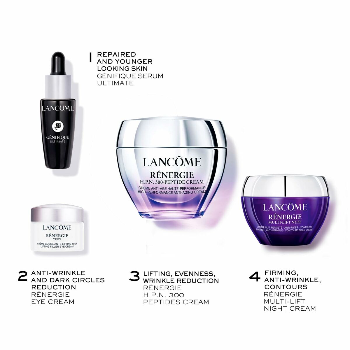 Sminkset Lancôme RÉNERGIE 4 Delar - 3