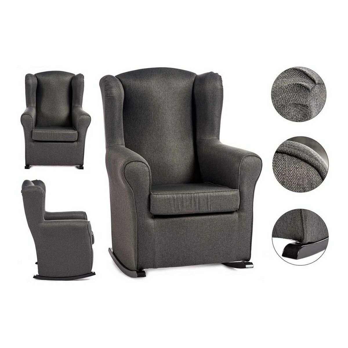 Gungstol Sedia Gungstol furuträ 70 x 97 x 75 cm - 5