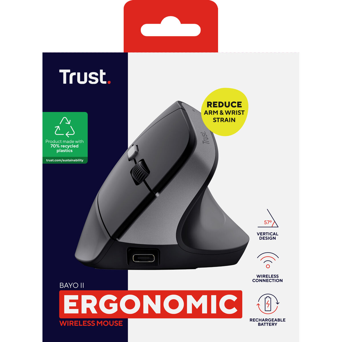 Mus Trust 25145 Svart - 6