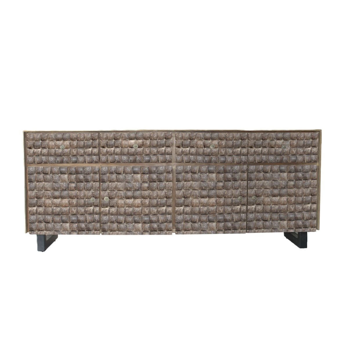 Skänk Home ESPRIT teakträ Kokosfiber 200 X 45 X 80 cm