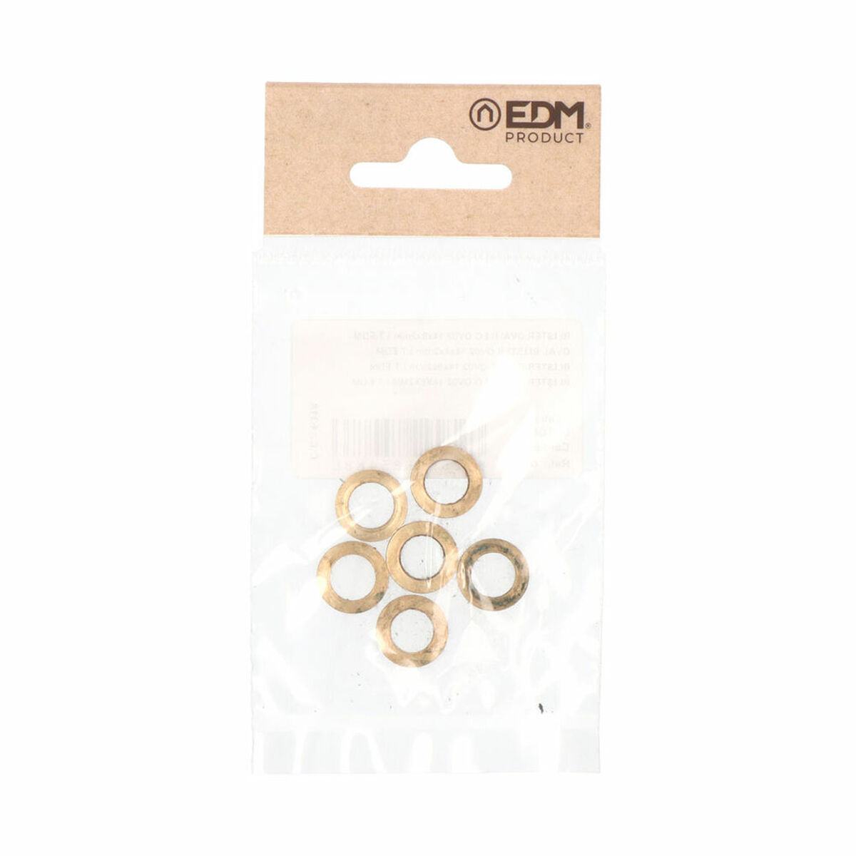 Brickor EDM 85488 OV02 Ø 14 mm 14 x 9 x 2 mm Oval Gångjärn - 2